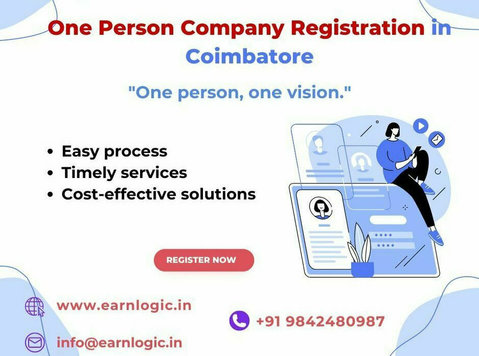 Opc Registration in Coimbatore online - Earnlogic - Juridico/Finanças