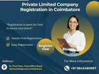 Private Limited Company Registration in Coimbatore online - 법률/재정