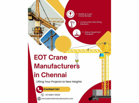 Eot Crane Manufacturers in Chennai - Eot Crane Manufacturers - Services: Other