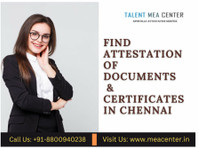 Find Attestation of Documents/Certificates in Chennai - その他