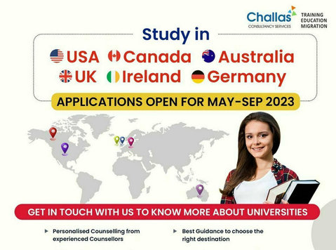 Study Visa And Immigration Consultants In Chennai | Challas - Diğer