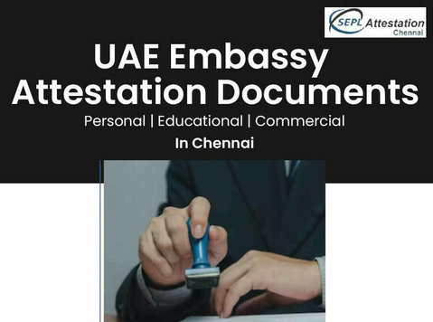 Uae Embassy Attestation in Chennai - Άλλο