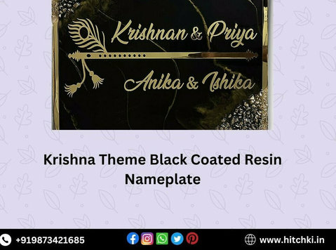 Looking for a Beautiful Resin Nameplate? Hitchki Has You Cov - Gyűjtemények/Régiségek