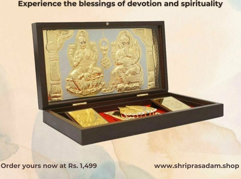 Pocket Temple | Mini Pooja Boxes | Shriprasadam - 	
Samlarföremål/Antikviteter