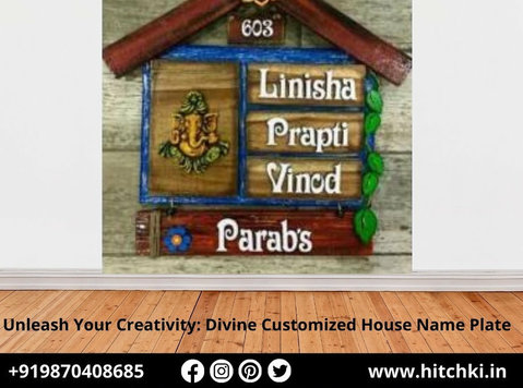 Shop Now The Best Divine Nameplates For Your Home - Zbierky/Starožitnosti