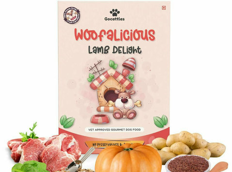 Buy Gocattles Woofalicious Lamb Delight 200g | Dog Food - Inne