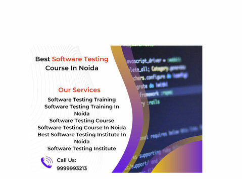 Best Software Testing Course In Noida - Valodu nodarbības