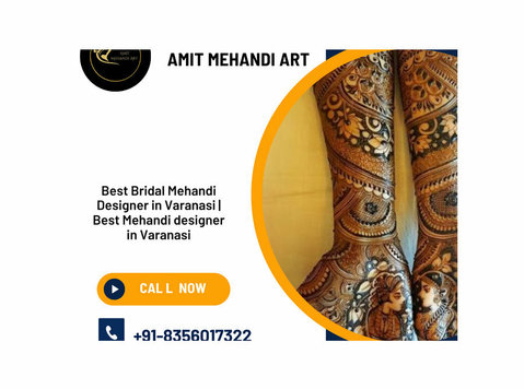 Amit Mehandi Art | Best Bridal Mehandi Designers in Varanasi - Kauneus/Muoti