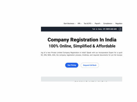 Best Company Registration Service Providers in India - Legal/Finance