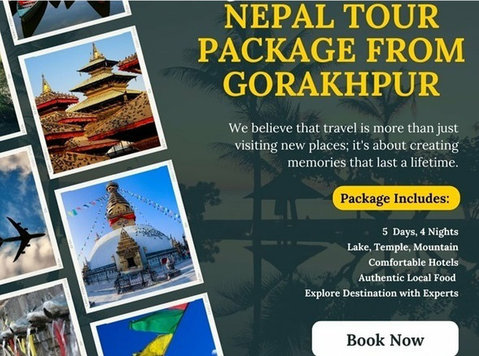 Gorakhpur to Nepal Tour Package - 	
Flytt/Transport