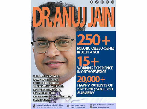 Dr. Anuj Jain's Bone and Joint Clinic: Leading Robotic Knee - Muu