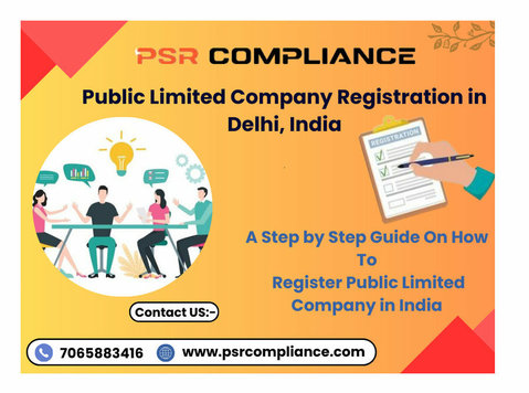Public Limited Company Registration in Delhi, India - Muu