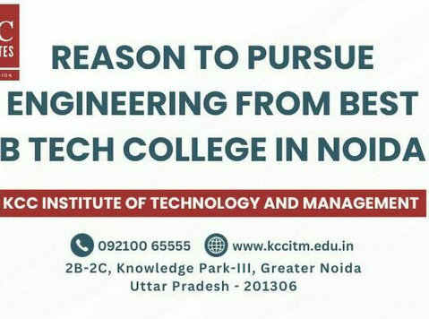Reason to pursue engineering from best B. Tech College in No - Altele