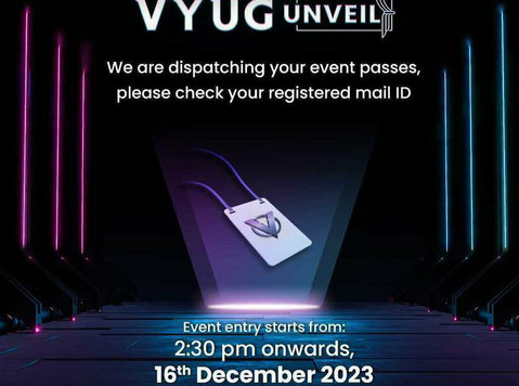 Vyug Unveil on 16th December 2023 - Andet