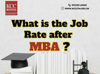 What is the job rate after MBA? - غيرها