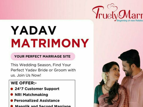 Truelymarry: Your Yadav Matrimony Site- Join for Free! - Egyéb
