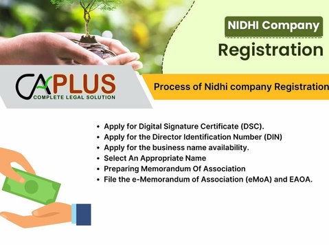 Eligibility for Nidhi company Registration. - Services: Other