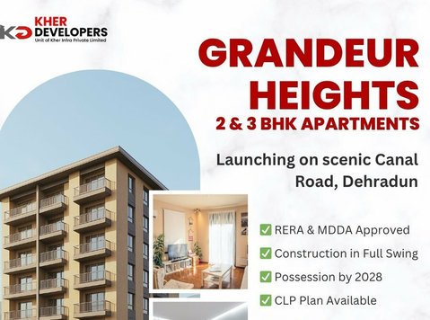 Grandeur Heights by Kher Developers– 2&3 Bhk Flats Dehradun - Buy & Sell: Other