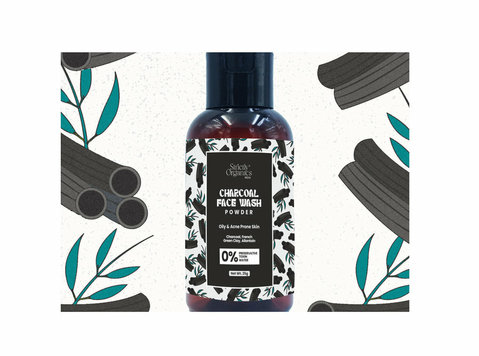 Face Wash Powder with Activated Charcoal for Oily Skin - Szépség/Divat