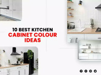 10 Best Kitchen Cabinet Colour Ideas - Budownictwo/Wykańczanie wnętrz