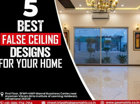 5 Best False Ceiling Designs For Your Home - Celtniecība/apdare