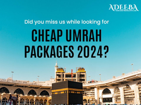 Did you miss us while looking for cheap Umrah packages 2024? - Services: Other