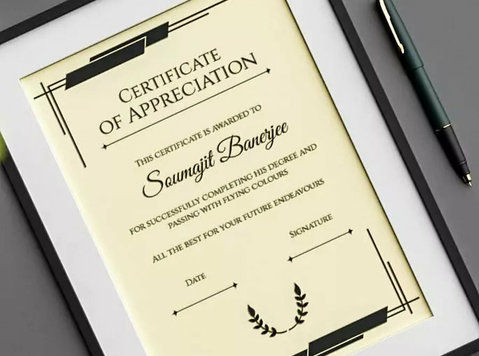 Custom Certificate Printing: Celebrating Your Success, Your - Övrigt