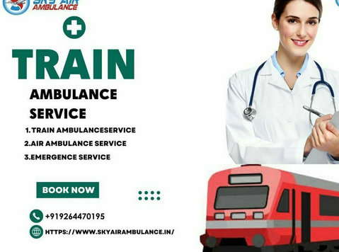 Opt for Sky Train Ambulance in Kolkata for Continuous Care d - Skönhet/Mode