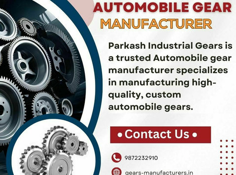 Custom Automobile Gears – Manufactured to Your Specification - Sonstige