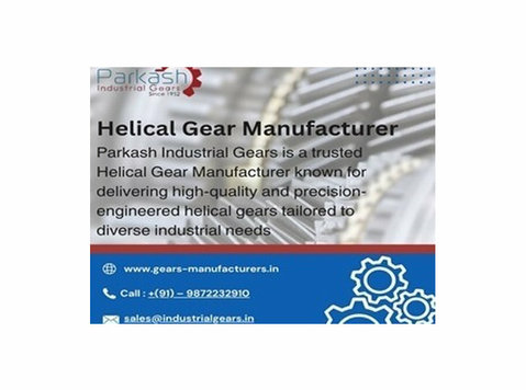Top Helical Gear Manufacturer in India – Custom Sizes Availa - Sonstige