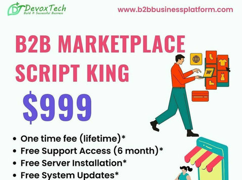 We Provide Custom B2b Marketplace Script - Компютри / интернет