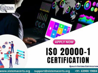 Apply Iso 20000-1 Certification in Spain at the affordable c - Друго