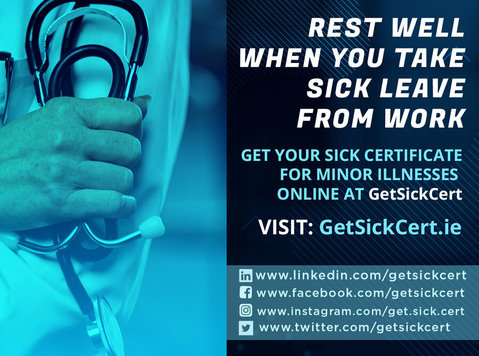 Need A Sick Cert for Work in Ireland? Get It Online in 24 Hr - Services: Other