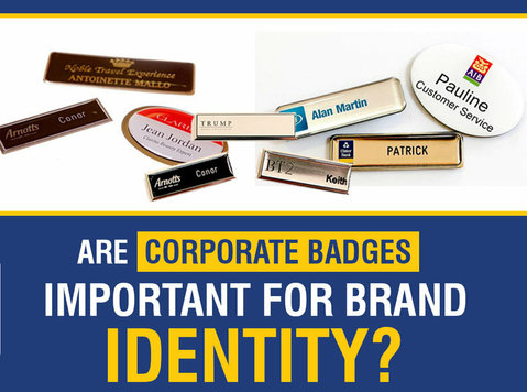 Are corporate badges important for brand identity? - Drugo