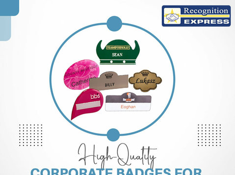 High-quality Corporate Badges for Events, Offices & Teams - Drugo