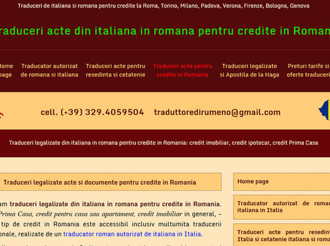 Traduzioni giurate du rumeno - italiano - Tekst/Oversettelse