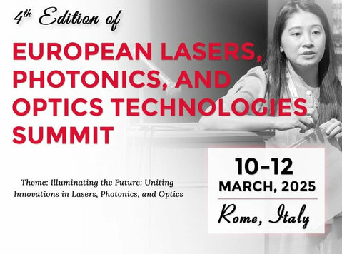 4th Edition of the European Lasers, Photonics, and Optics - Clubit/Tapahtumat