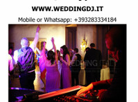 Dj for weddings in Italy Tuscany, Rome, Umbria, Sorrento - Klub/Acara