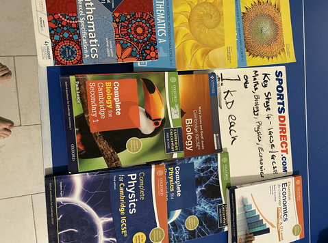 School Study Books from Uk - Baby/Barneutstyr