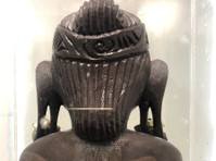 Wood and bronze unknown female tribal sculpture - Kolekcionējami/antīki priekšmeti