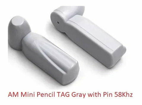 EAS Security AM Mini Pencil TAG Gray with Pin 58Khz Kuwait - Electronique