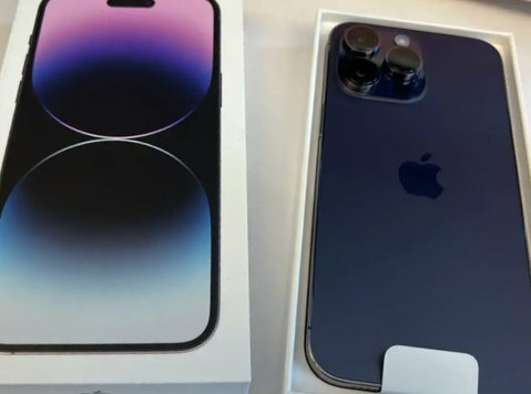 iphone 14 pro max white and purple - Electronics