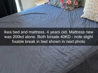 Bed, cot, closet and fridge - Möbel/Haushaltsgeräte