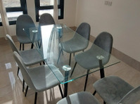 Dining table and chairs - Huonekalut/Kodinkoneet