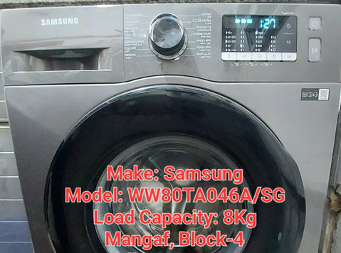 Front Load Washing Machine, Load 8 kg - Møbler/Husholdningsartikler