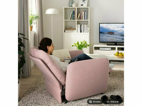 Ikea Recliner - Ekolsund, Gunnared light brown-pink Kwd50 - Huonekalut/Kodinkoneet