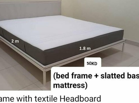 King bed with mattress - Bútor/Gép