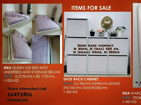 household furniture - for sale - Mebel/Peralatan