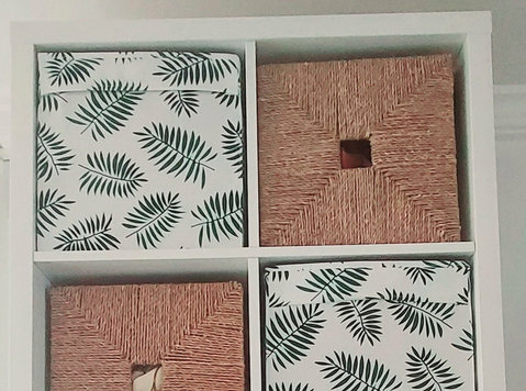 kea Kallax 4tier Shelving Unit Storage Box Drawer Organizer - Møbler/Husholdningsartikler