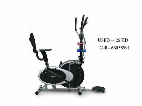 PowerFit Elliptical Bike + Motorized-Treadmill Call 66038591 - Muu